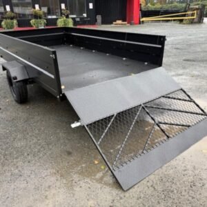 6.5x12 box trailer with rear ramp