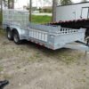 2024 Canada Trailer 7×16 Galvanized w/ Side Ramp