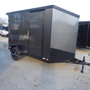 2025 6×10 UJ United Cargo (2968) Barn Door Black-Out Package