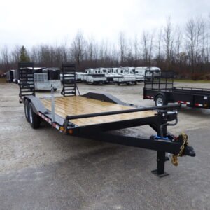 2026 102×20 canada trailer car hauler with drive over fenders
