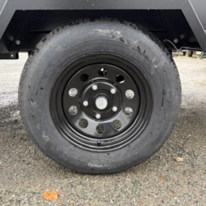 6x10 box trailer with rear ramp