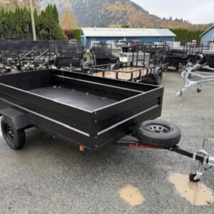 6.5x12 box trailer with rear ramp