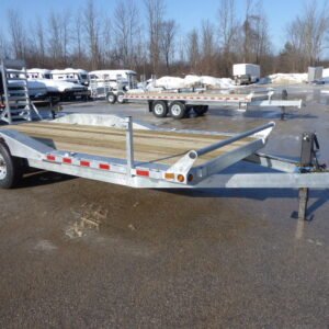 2026 102×20 Canada Trailer Car Hauler With Drive Over Fenders Galv