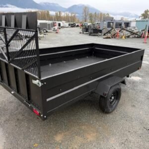 6.5x12 box trailer with rear ramp