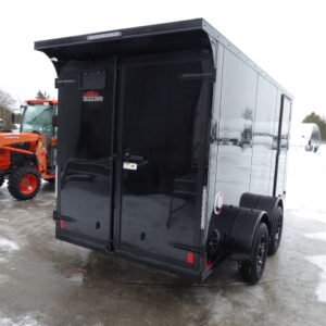 2026 6×14 united uj black/ black out package barn door (5374)